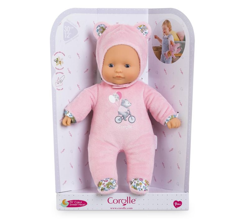 Poupée Pti' Cur Ours Rose