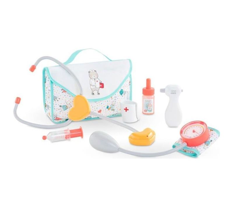 Corolle Grand Coffret Docteur Corail Pour Poupon - 36 Et 42 Cm - Des 2 Ans