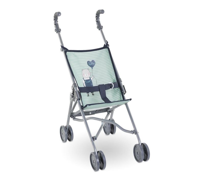 Poussette Canne Sauge Et Bleu