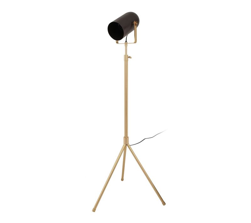 Lampadaire Industriel "celeste" 163cm Noir et Or