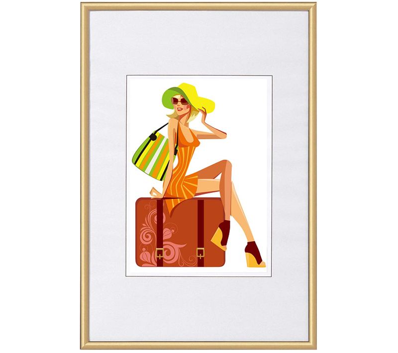 1 Pièce Cadre Photo. Décorer Pour Maison. New Life Style. Or. 13x18cm. Br9858gd
