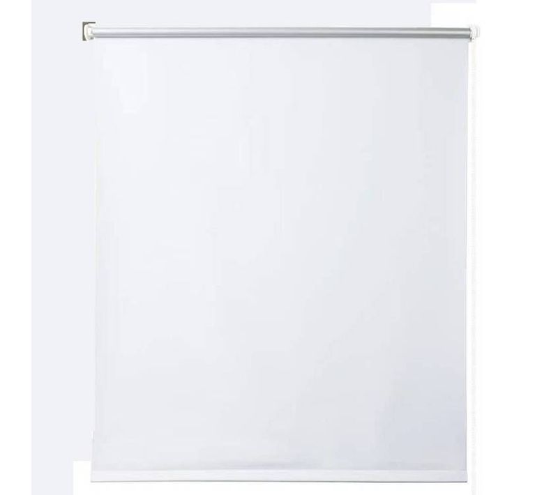1x Store Enrouleur Occultant. Isolant Thermique Avec Revêtement Sans Perçage. 60x160 Cm Blanc.