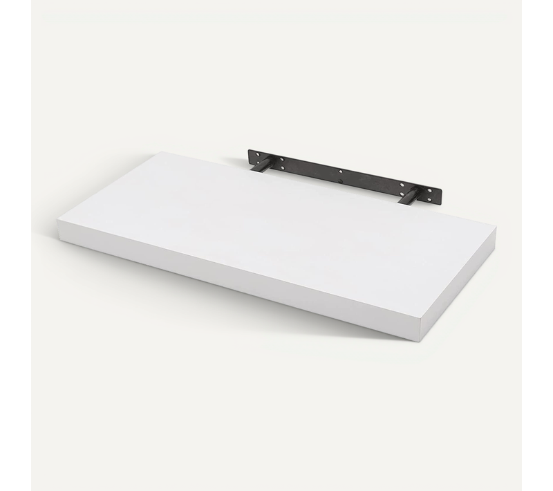 Étagère Murale En Bois Étagère Flottante Pour Chambre/salle De Bain/bureau.30x22.9x3.8cm.blanc