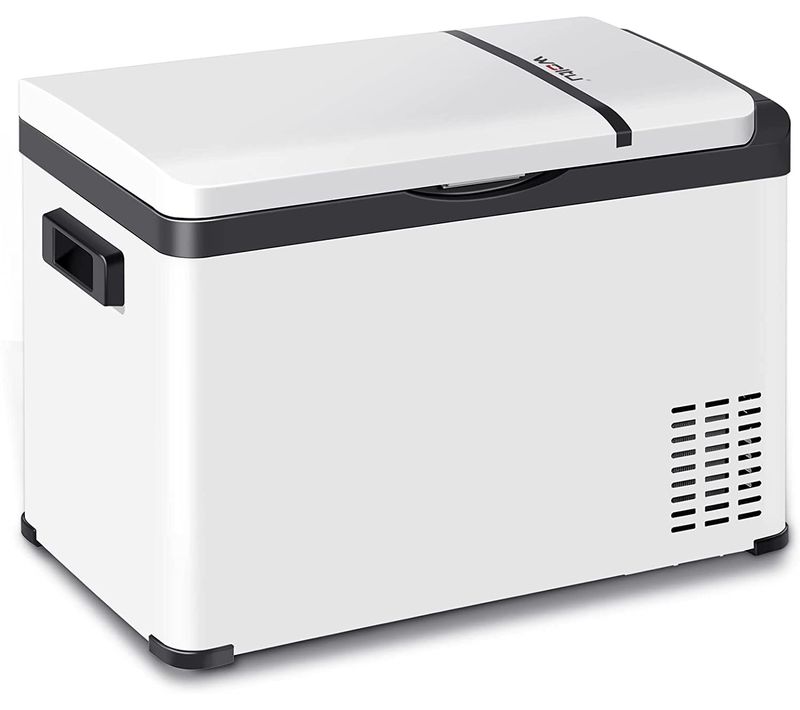 Mini Frigo De Voiture.petit Réfrigérateur Portable Chaud/froid. 30l.61x32x40 Cm.blanc