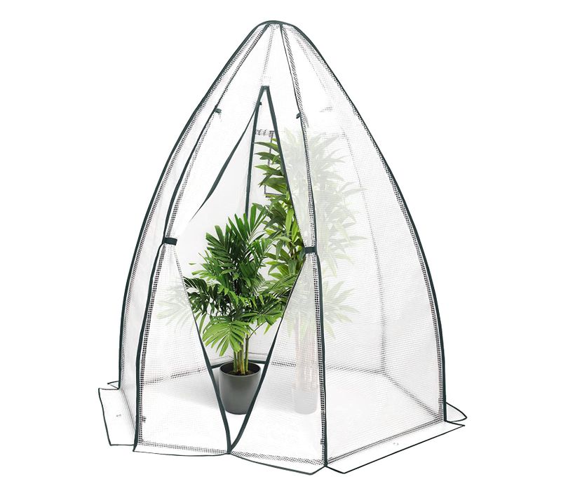 Serre De Jardin. 160x160x180 Cm. Serre Bâche Pe Demi-translucide. Imperméable