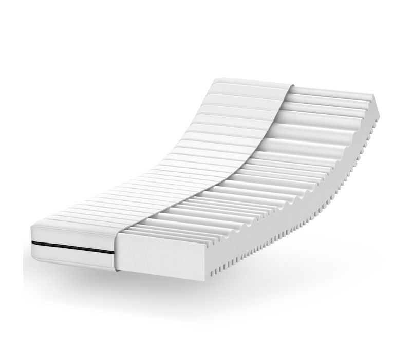 Matelas Mousse 80x190 Cm 7 Zones Matelas D'appoint Épaisseur 18 Cm Housse Lavable
