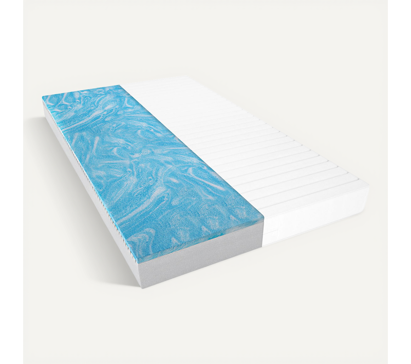 Matelas Mousse Froide Et Gel 120x200 – Soutien Optimal – Epaisseur 15 Cm
