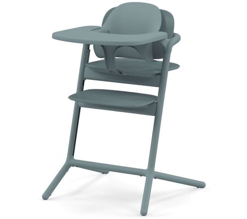 Chaise Haute évolutive 3-en-1 Bleue Avec Kit Bébé Et Plateau