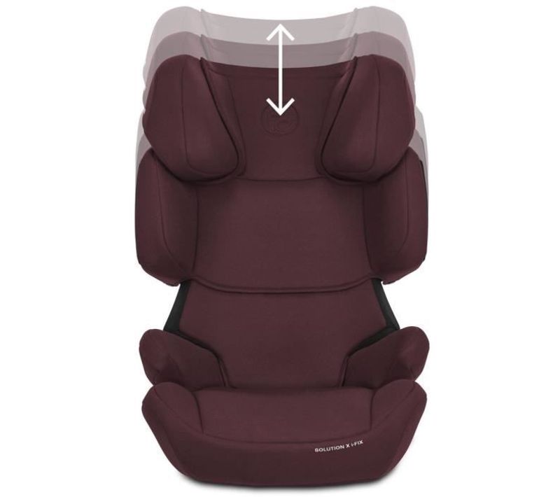 Siege Auto Cybex Solution X I-fix - De 3 à 12 Ans - Rumba Red