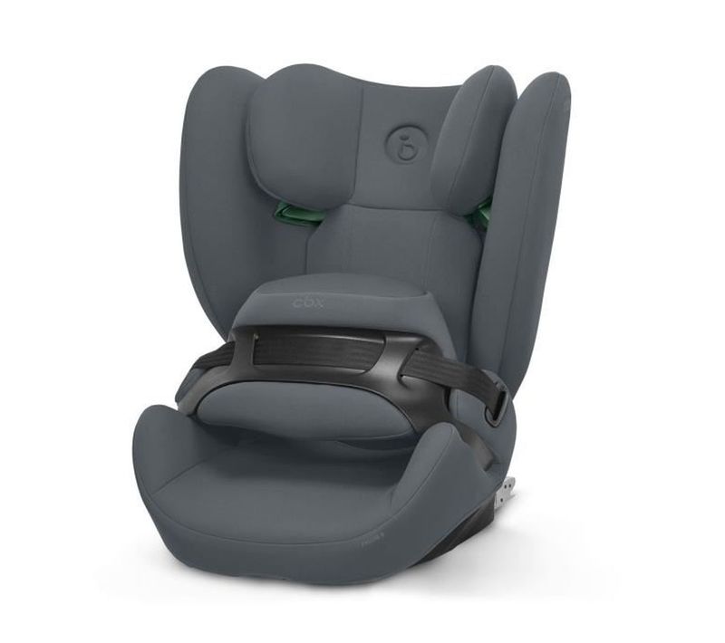 Siège Auto I-size Gris Avec Isofix Et Bouclier De Protection