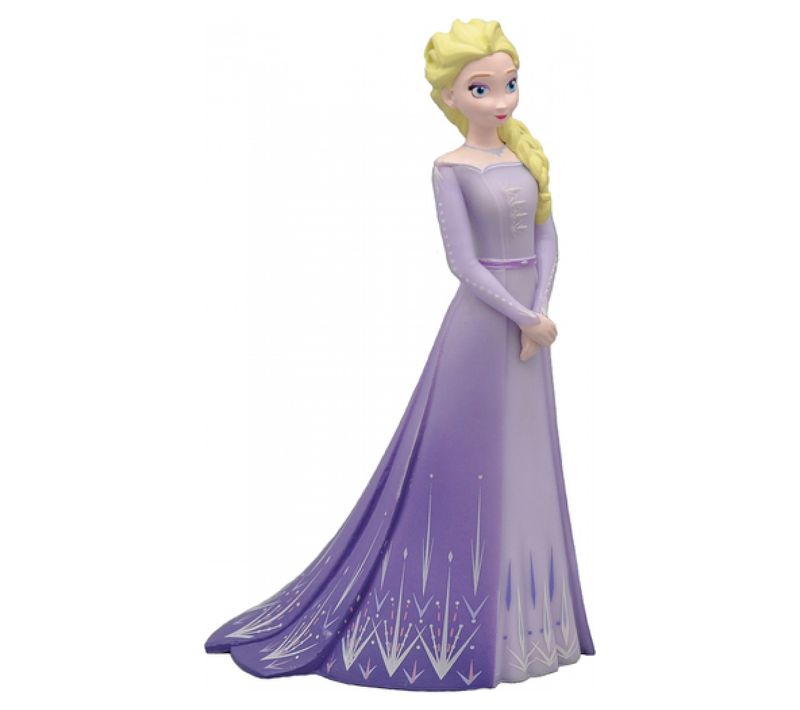 Figurine Elsa De Frozen 2 En Robe Violette - Collection Officielle
