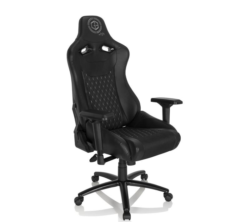 Fauteuil Gamer Gamebreaker Sx 04 Tissu, Cuir Synthétique Noir Accoudoirs Compris