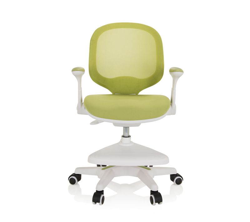 Chaise Pour Enfants Kid Ergo Tissu / Tissu Maille Vert Accoudoirs Compris