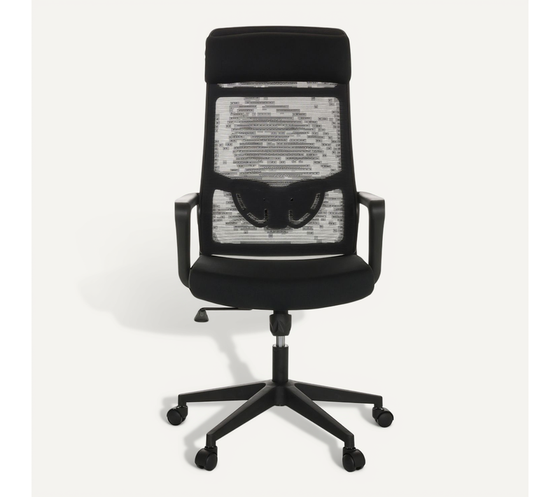 Chaise De Bureau Nekeo Tissu / Tissu Maille Noir Accoudoirs Compris