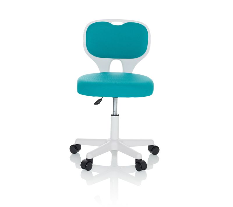 Chaise Pivotante Pour Des Enfants Kiddy Top W Tissu Bleu Sans Accoudoirs