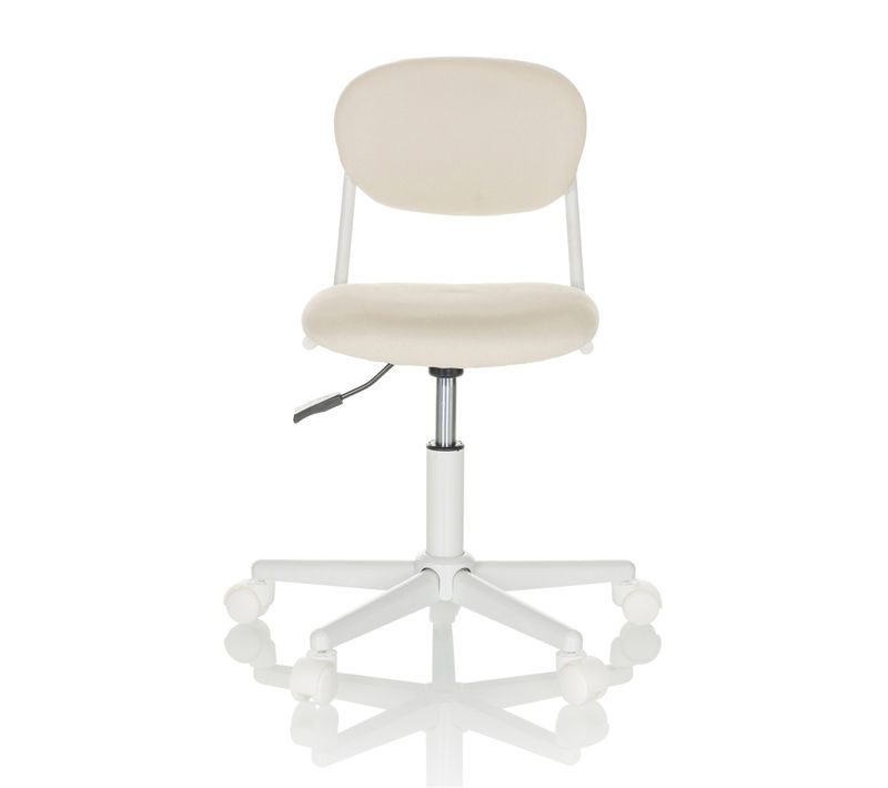 Chaise Pivotante Pour Des Enfants Kiddy Base I Tissu Beige Sans Accoudoirs