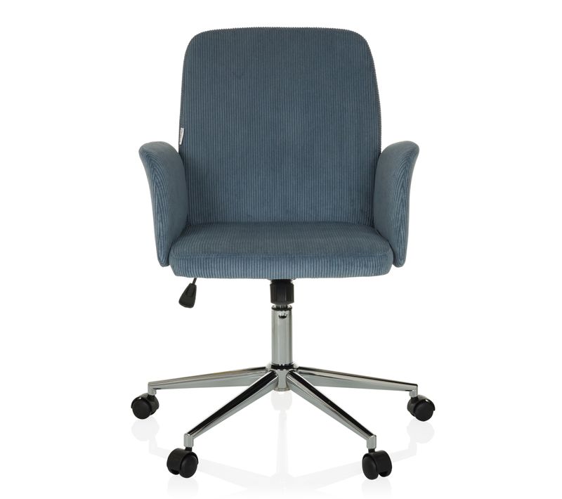 Siège De Bureau Solao Cord Bleu Gris