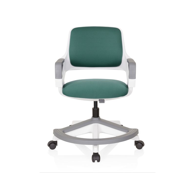 Chaise Pivotante Pour Des Enfants Kid Flex Tissu Pétrole Accoudoirs Compris