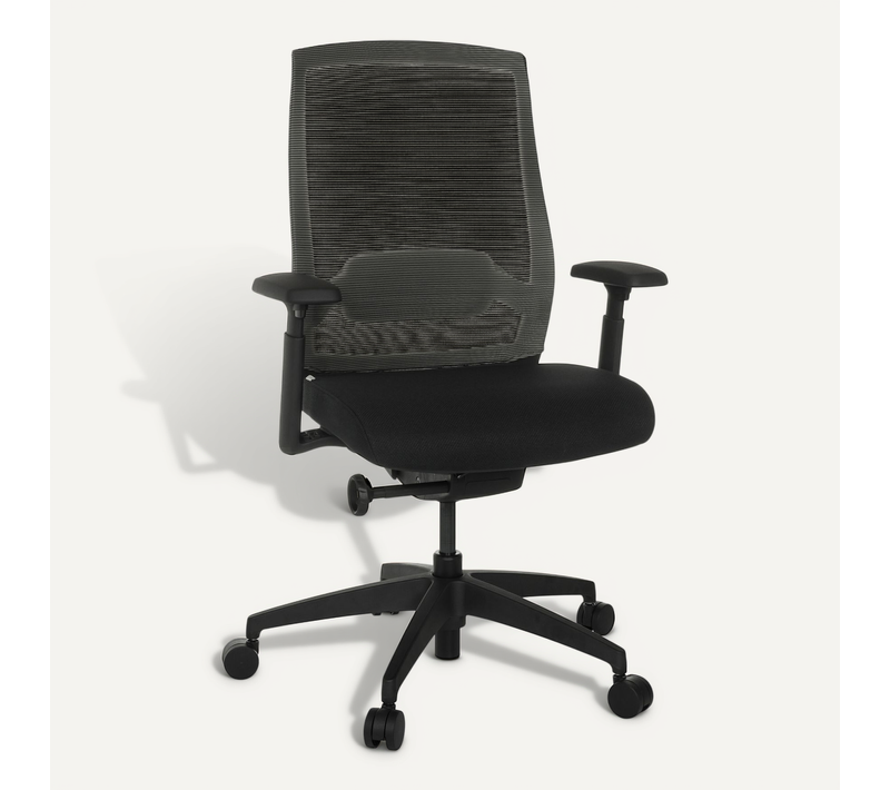 Fauteuil De Bureau Couleur Tissu/tissu Maille Accoudoirs Fournis (réglables En Hauteur)