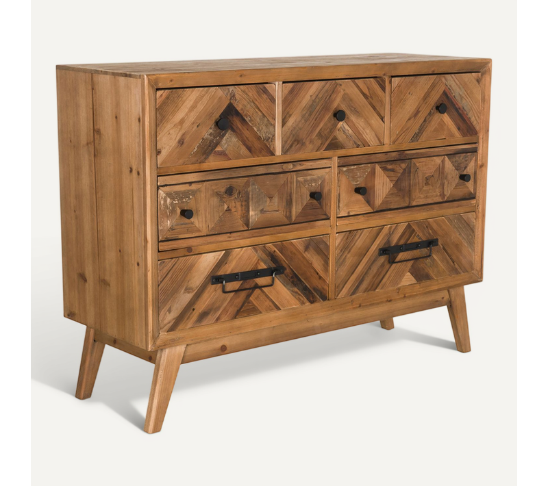Buffet Santjago Wood XL Bois Couleur Bois Foncé