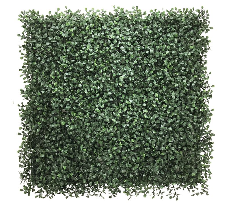 Mur Végétal Artificiel 50.00x50.00 Cm Buis Vert