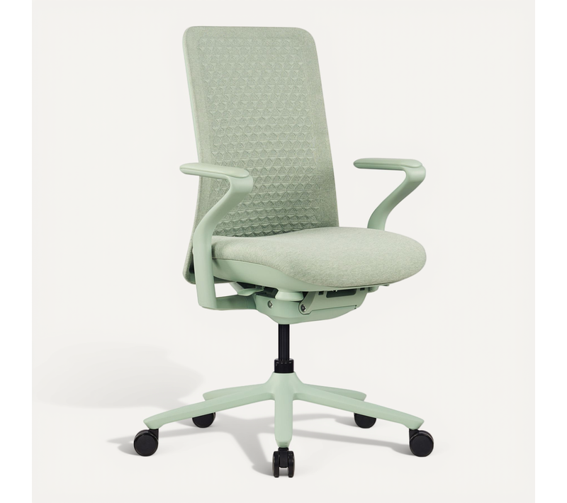Fauteuil De Bureau Vervio Tissu / Tissu Maille Sauge Accoudoirs Compris