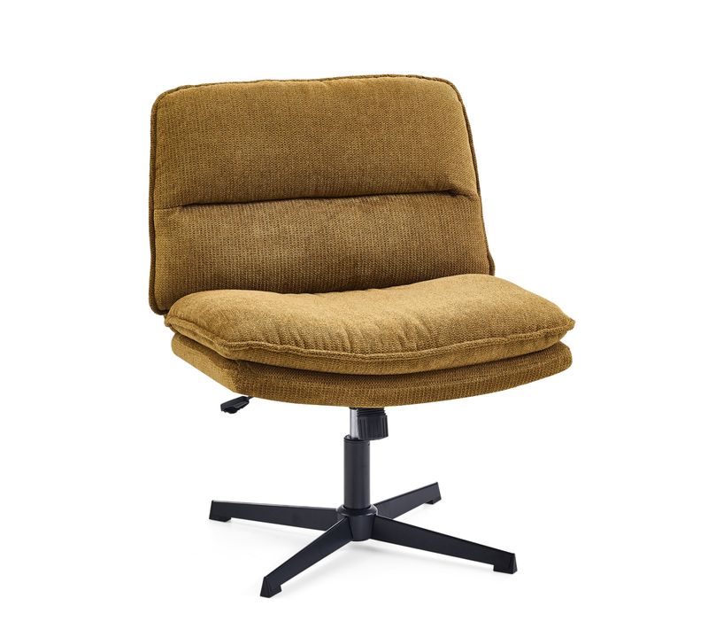 Fauteuils Lounges Criss-cross 20 Tissu Marron Sans Accoudoirs