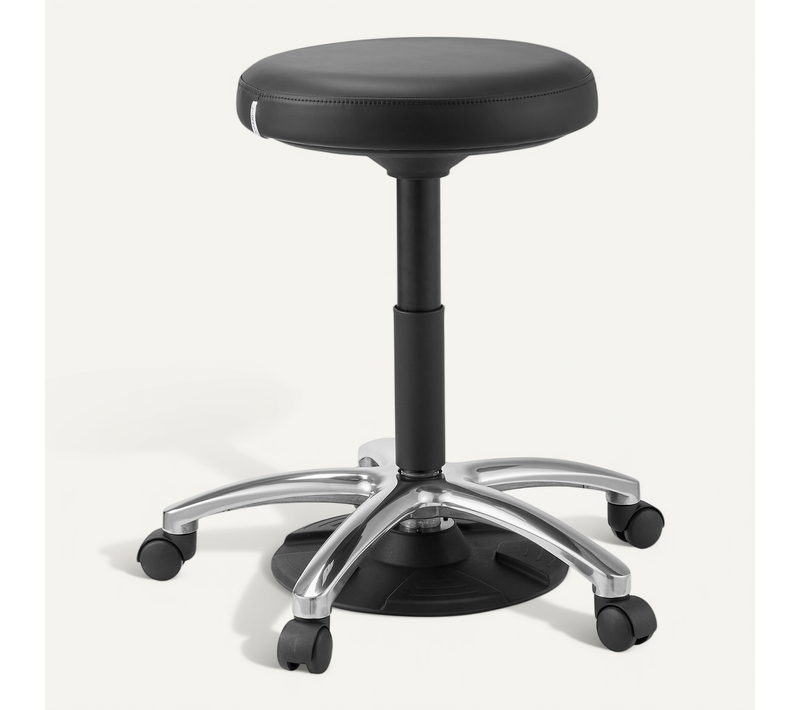 Tabouret Pivotant Operator Step Softex Noir Sans Accoudoirs