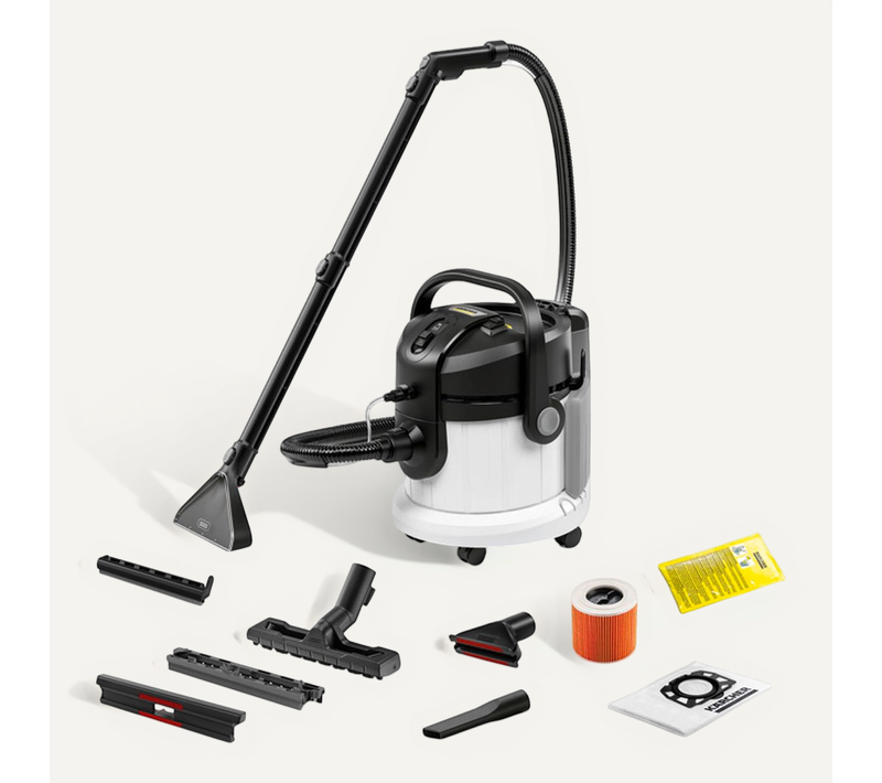 Shampouineuse SE 4 - Injecteur-extracteur 1000 W, Double Réservoir 4 L