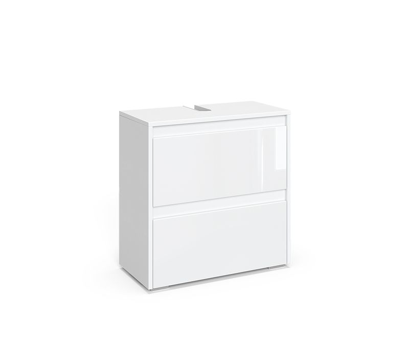 Meuble Sous Vasque Simple Majest, Blanc, 60.2x62.1cm