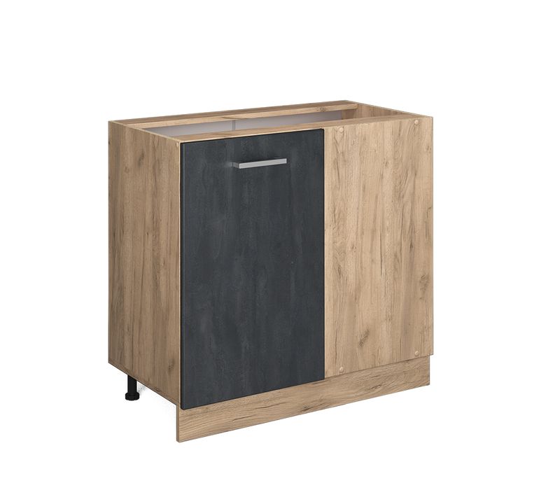 Meuble Dangle R-line 47556 Béton Noir 86cm Sans Pt