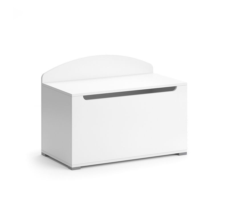 Coffre à Jouets Arno 43374 Blanc 85x63.7cm Avec Couvercle