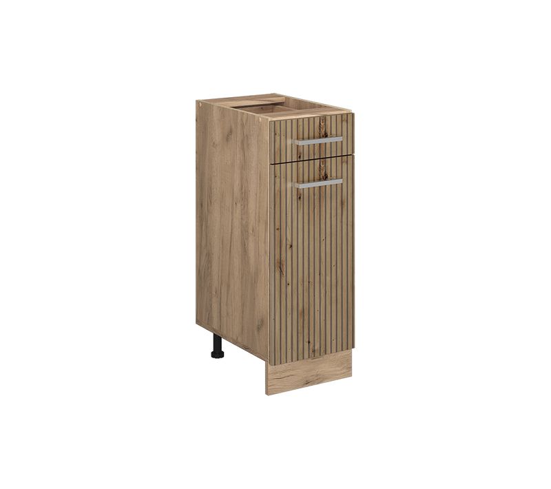 Meuble Cuisine R-line 49144 Chêne Artisan 30cm Sans Pt