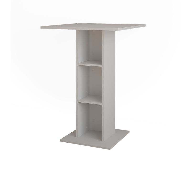 Table De Bar Repose 55347 Blanc 75x75cm
