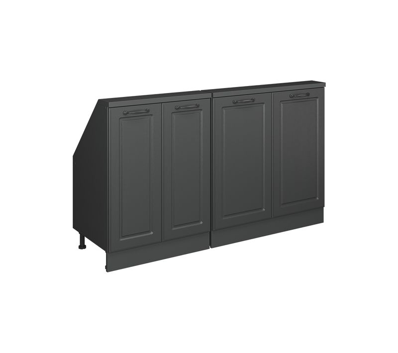 Ensembles Meubles De Rangement Sous Pente Rion 55988 Anthracite Maison De Campagne/anthracite Lot 2