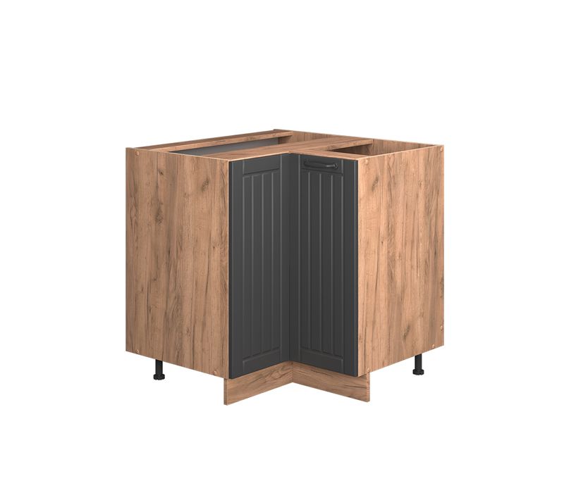 Meuble Dangle Fame-line 57188 Gris Foncé 80.5cm , Pt Marbre