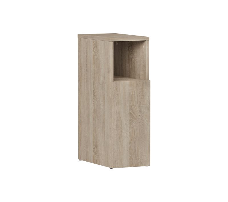 Table De Chevet Enton 57306 Sonoma 20x59.5cm Avec 1 Porte