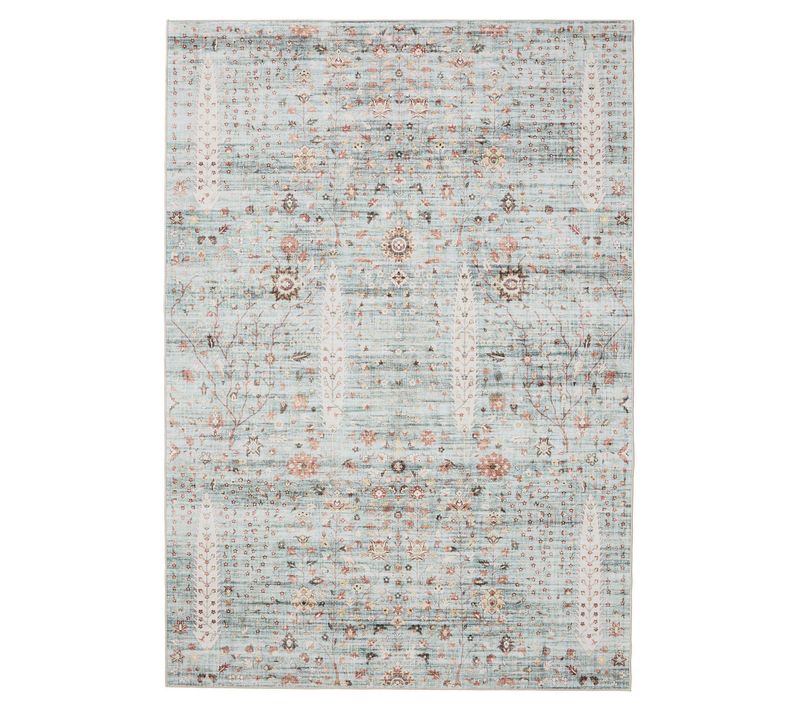 Tapis Lavable George Turquoise 240x340 Cm