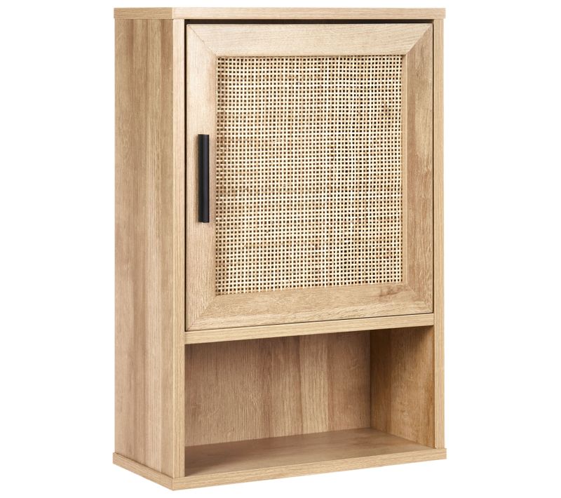 Armoire Murale De Salle De Bains Rosell 40 Cm Marron Clair