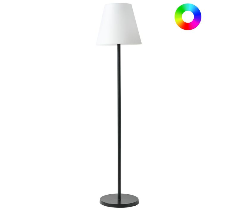 Lampadaire Solaire D'extérieur à LED Fonesca Blanc