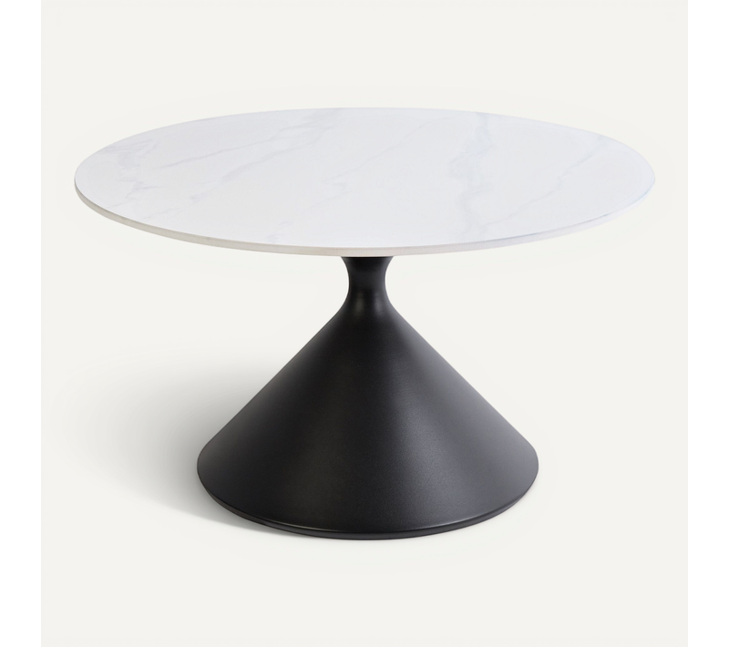 Table Basse Haiwee Céramique Noir/blanc