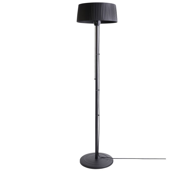 Chauffage De Terrasse Infrarouge Autoportant Varazze 1500 W Noir