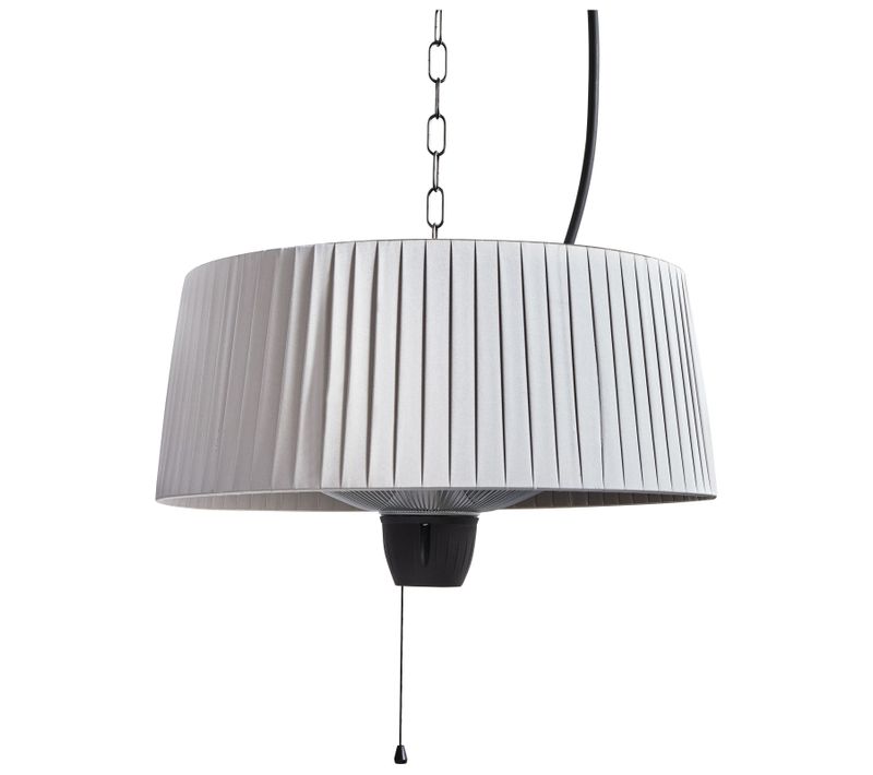 Chauffage De Terrasse Infrarouge Suspendu Ascea 1500 W Gris Clair