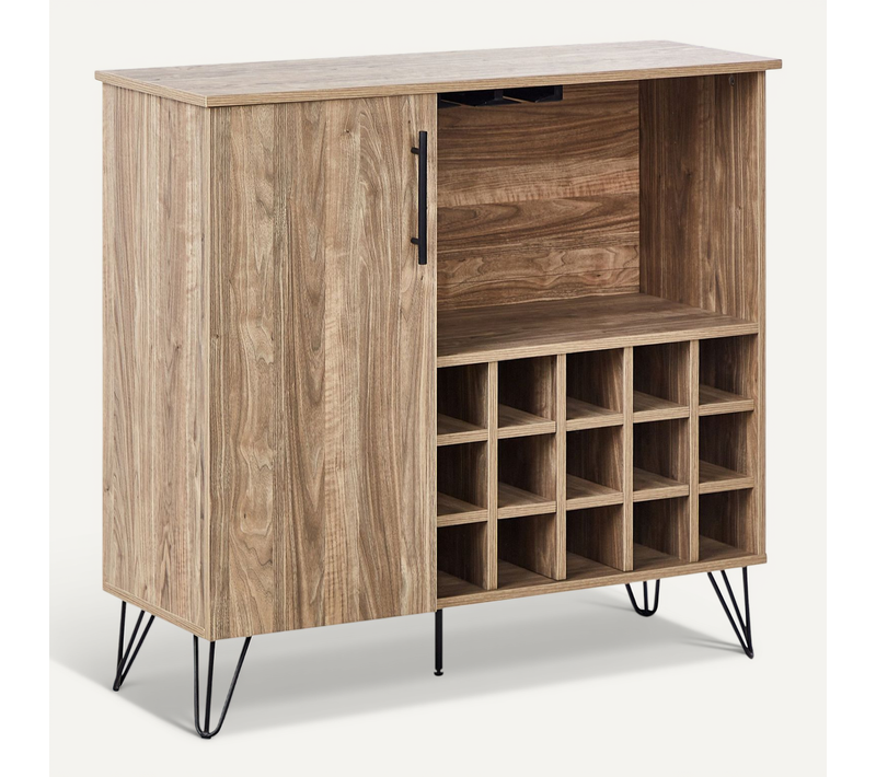 Armoire à Vin Eliston Marron Clair