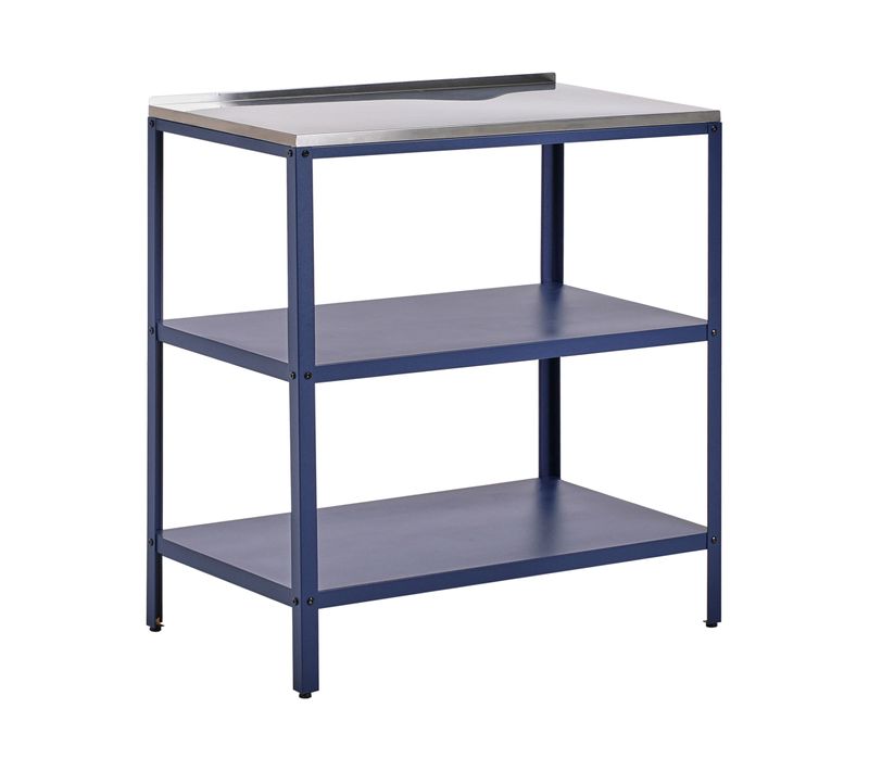 Ilot De Cuisine Extérieure 80 cm Vilama Bleu