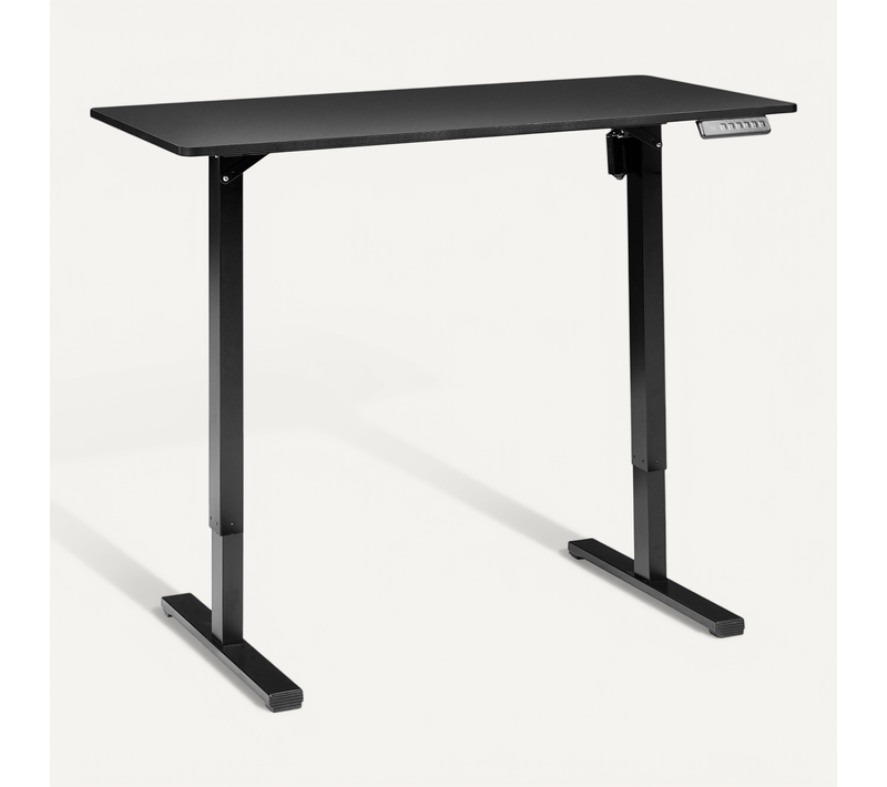 Bureau Réglable En Hauteur électriquement Tavares Noir 120 Cm 60 Cm
