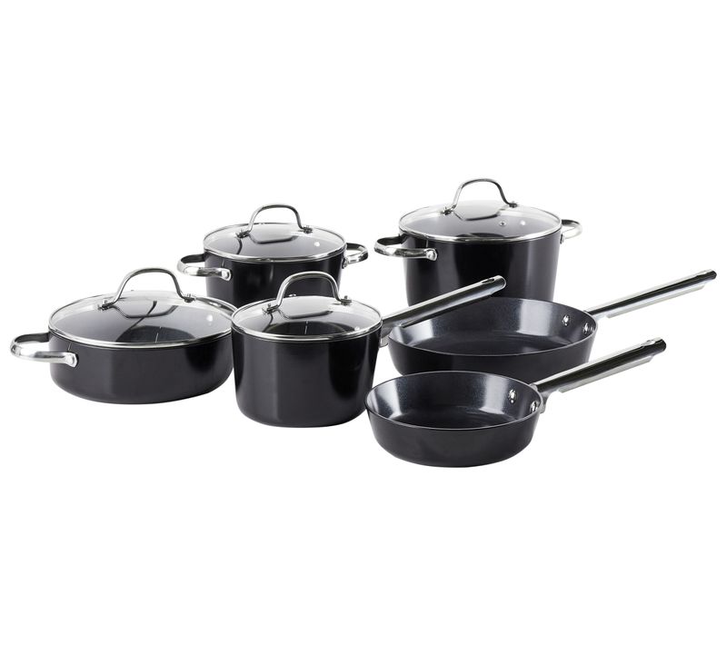 Ensemble De 10 Poêles Elite Pro Noir