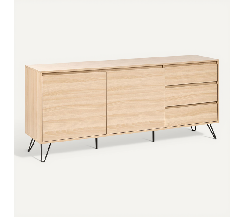 Commode 2 Portes Cardigan Marron Clair