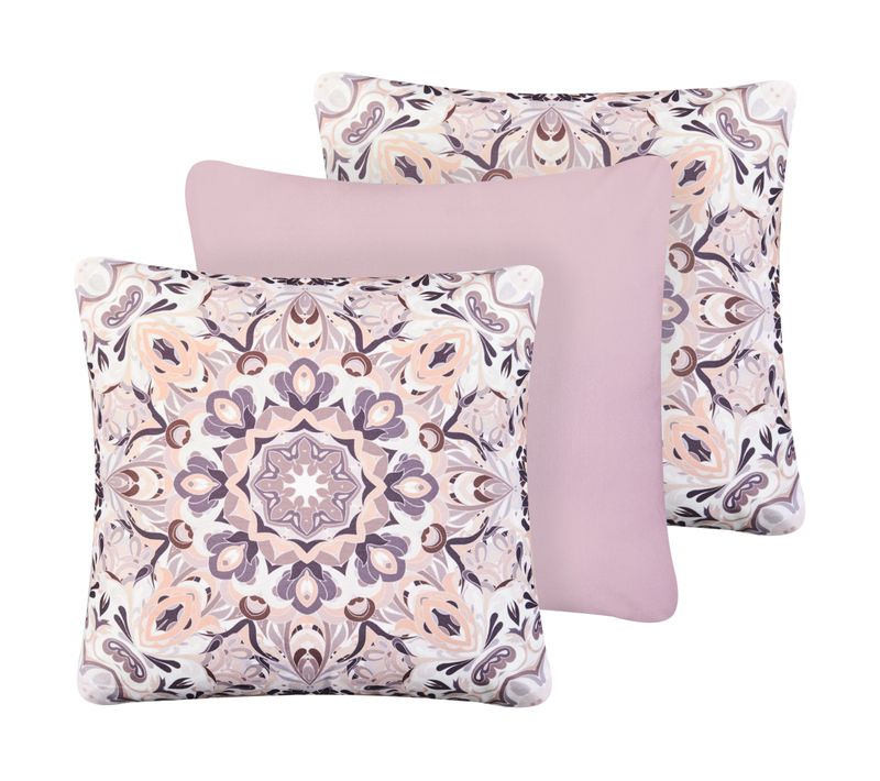 Lot De 3 Coussins D'extérieur Sammit Motif Oriental 45 X 45 Cm Multicolore