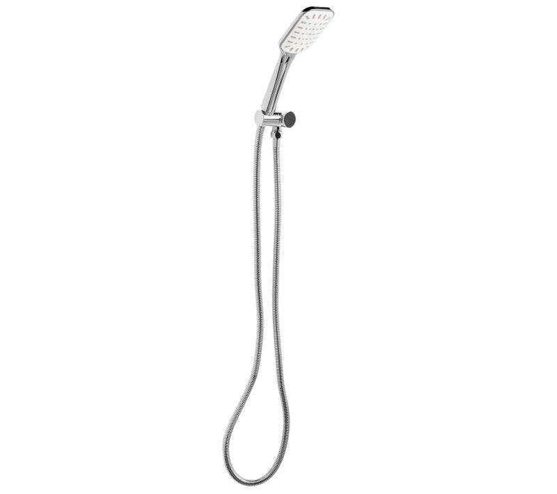 Kit De Pommeau De Douche Avec Tuyau Flexible Amaja Argenté